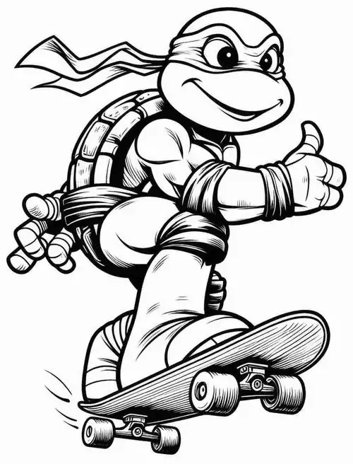 Khung cảnh huyền bí khi một chú rùa chở trên lưng tòa tháp cổ kính đi xuyên qua màn sương mù dày đặc của vùng núi cao xa xăm.