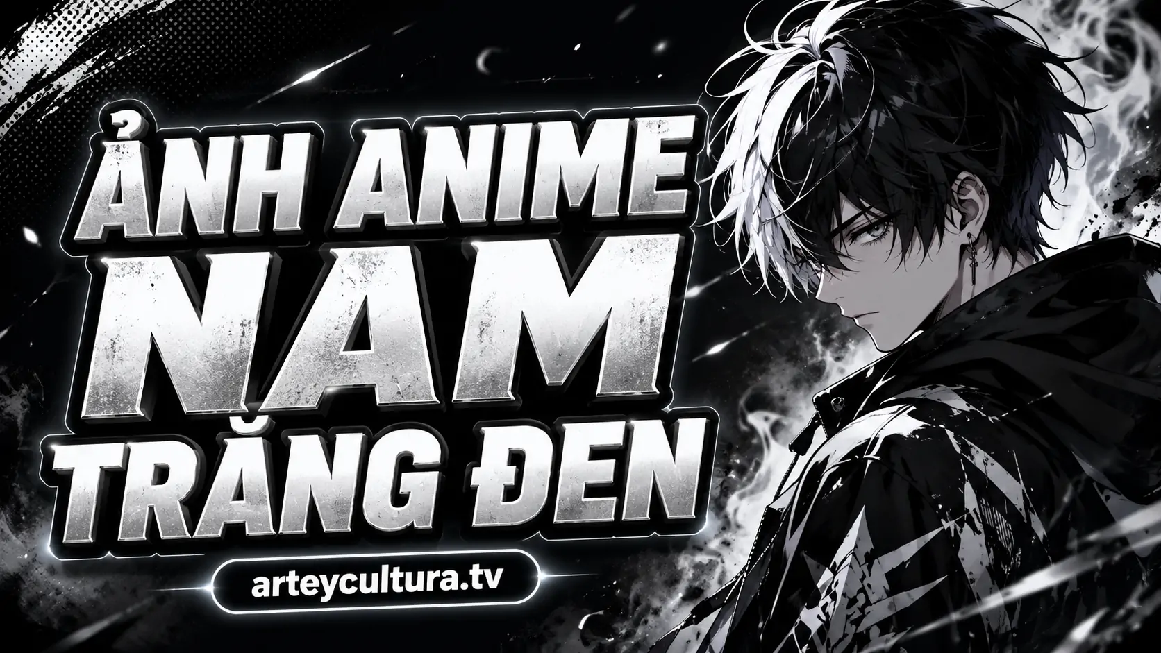 110 Ảnh Anime Nam Trắng Đen lạnh lùng với nét vẽ sắc sảo và chiều sâu nội tâm cuốn hút