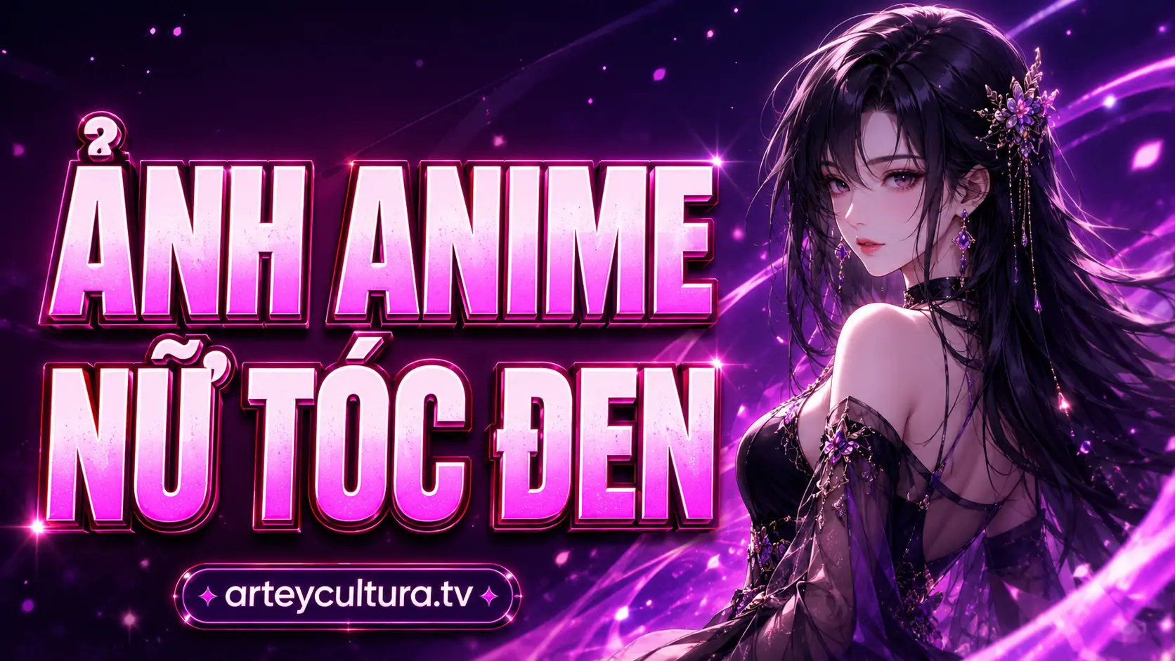 75 Ảnh Anime Nữ Tóc Đen Ngầu phong cách lạnh lùng cùng biểu cảm sắc sảo huyền bí