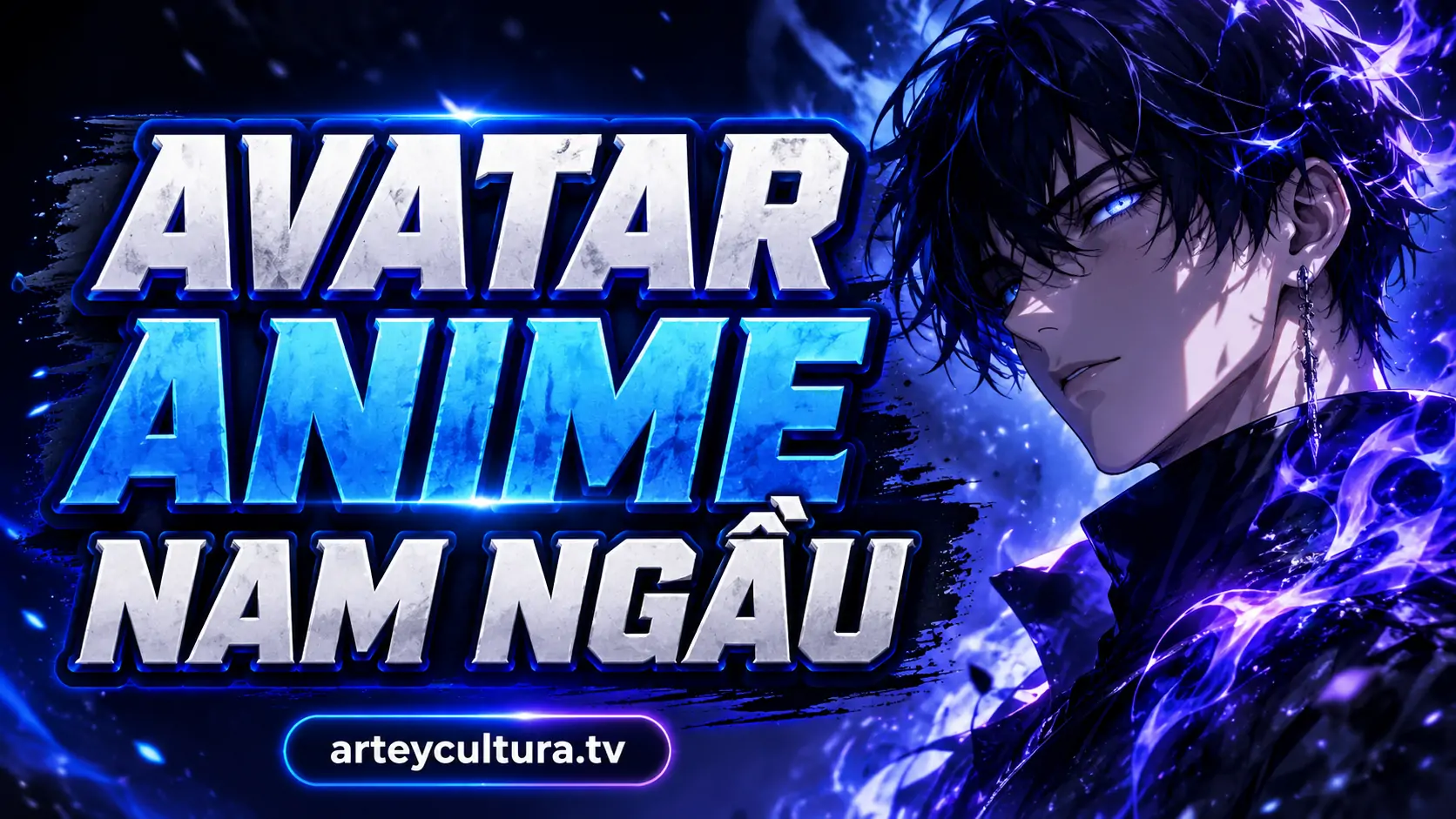 BST 81 Ảnh Avatar Anime Nam Ngầu Lạnh Lùng với mái tóc rũ, hoodie tối màu và thần thái bất cần