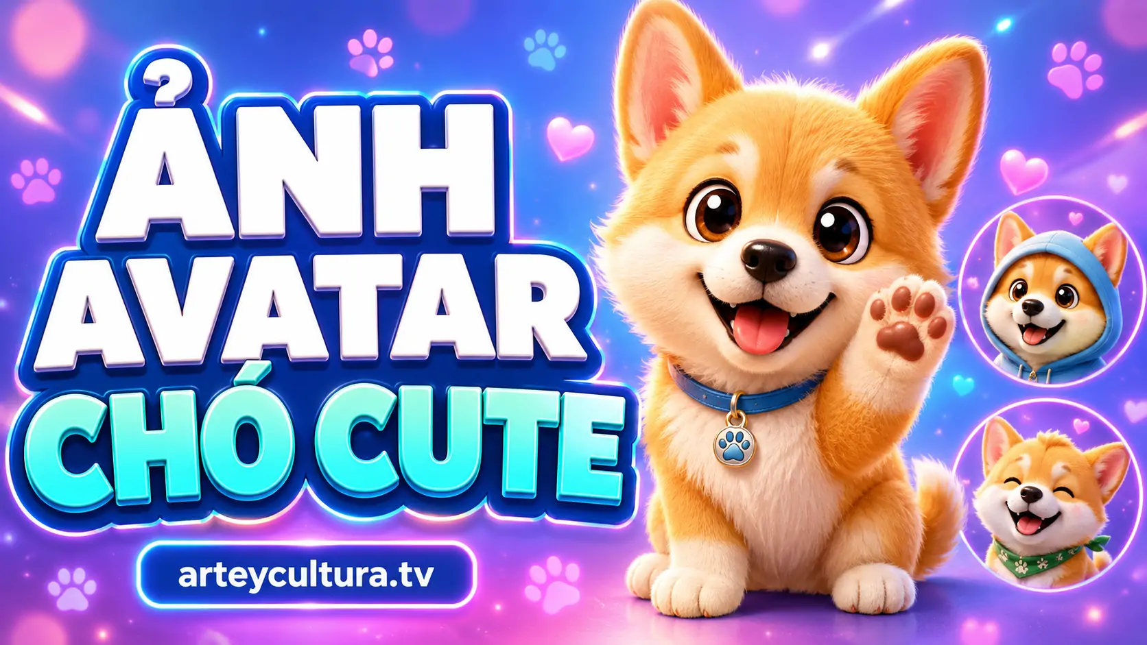 99 Ảnh Avatar Chó Cute lông xù tai cụp mũi ướt kích thước vuông rõ nét hợp làm profile mạng xã hội