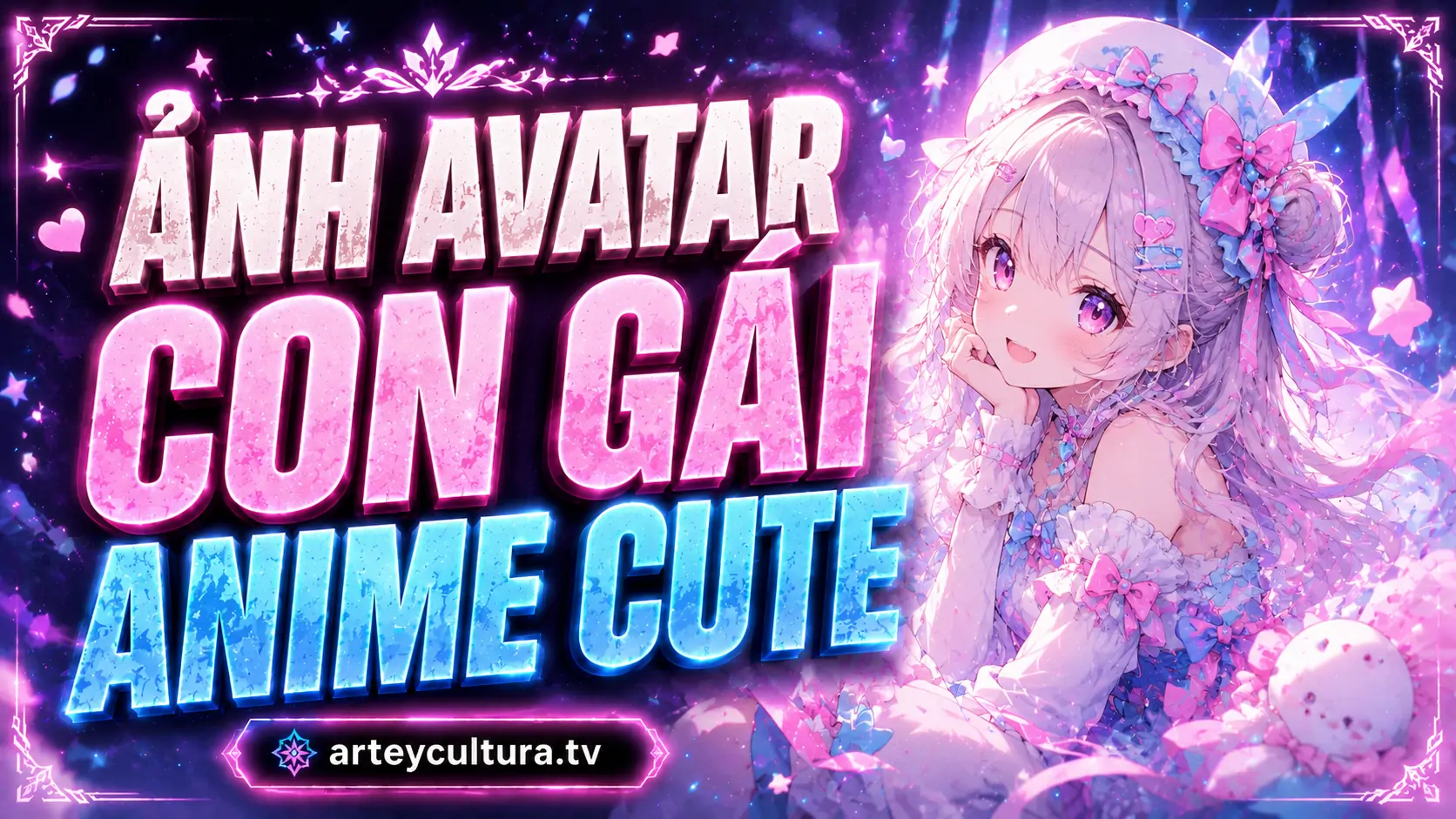 85 Ảnh Avatar Con Gái Anime Cute má hồng nhí nhảnh và phụ kiện xinh xắn cho trang cá nhân