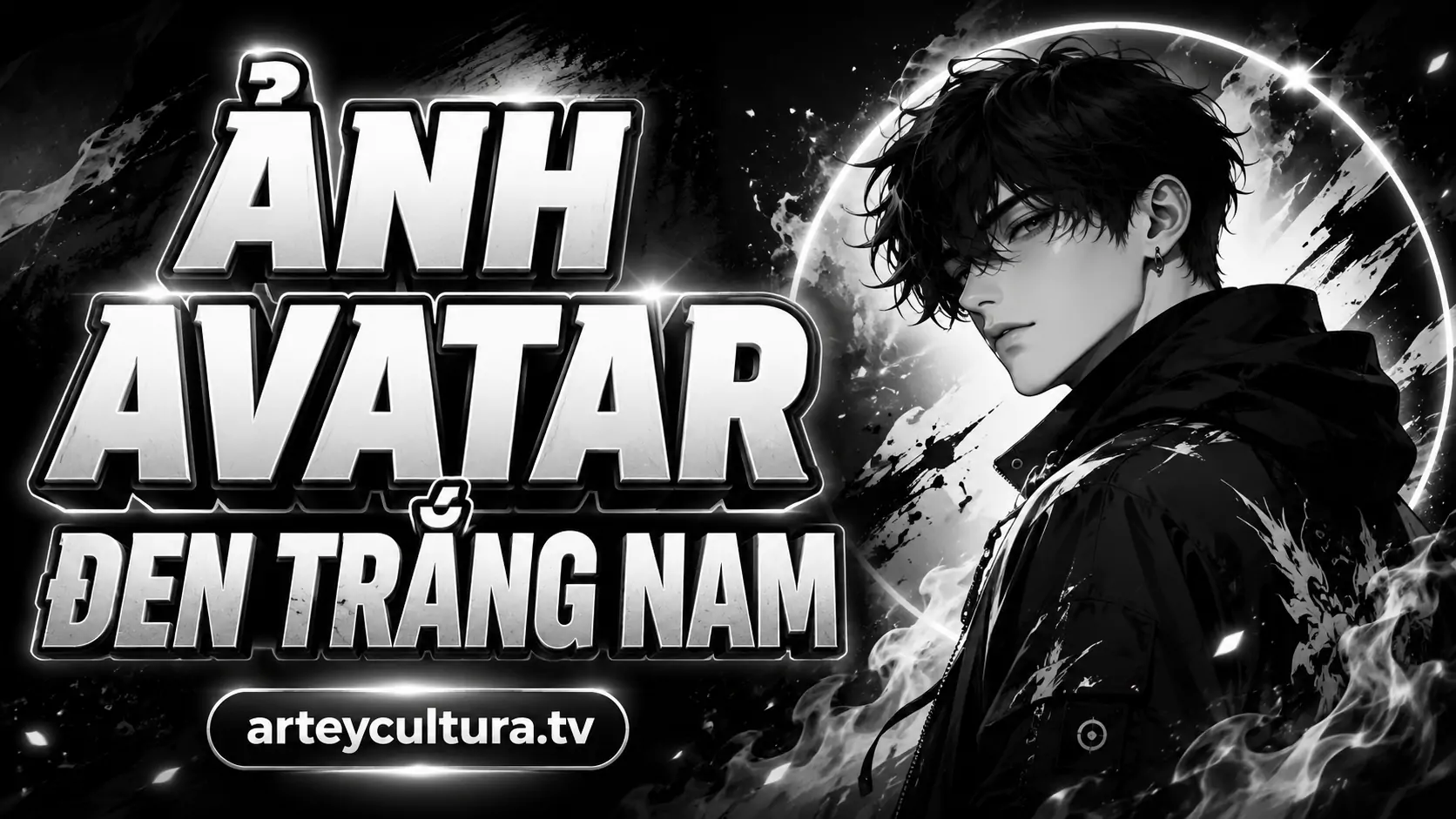 95 Ảnh Avatar Đen Trắng Nam Manga đẹp hợp phong cách nội tâm, ít nói nhưng vẫn cuốn hút và bí ẩn