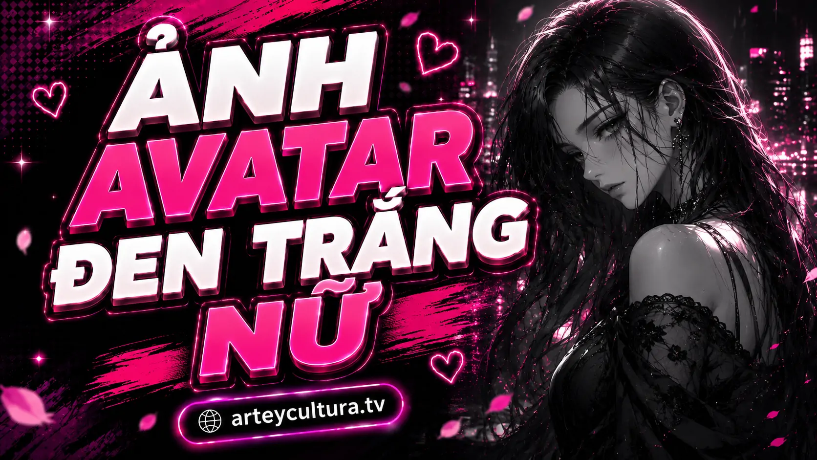 115 Ảnh Avatar Đen Trắng Nữ đơn sắc sang trọng độ tương phản cao và cảm xúc trưởng thành