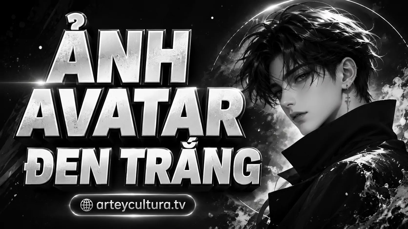 120 Ảnh Avatar Đen Trắng phong cách tối giản giàu cảm xúc với ánh sáng, bóng tối và biểu cảm lắng đọng
