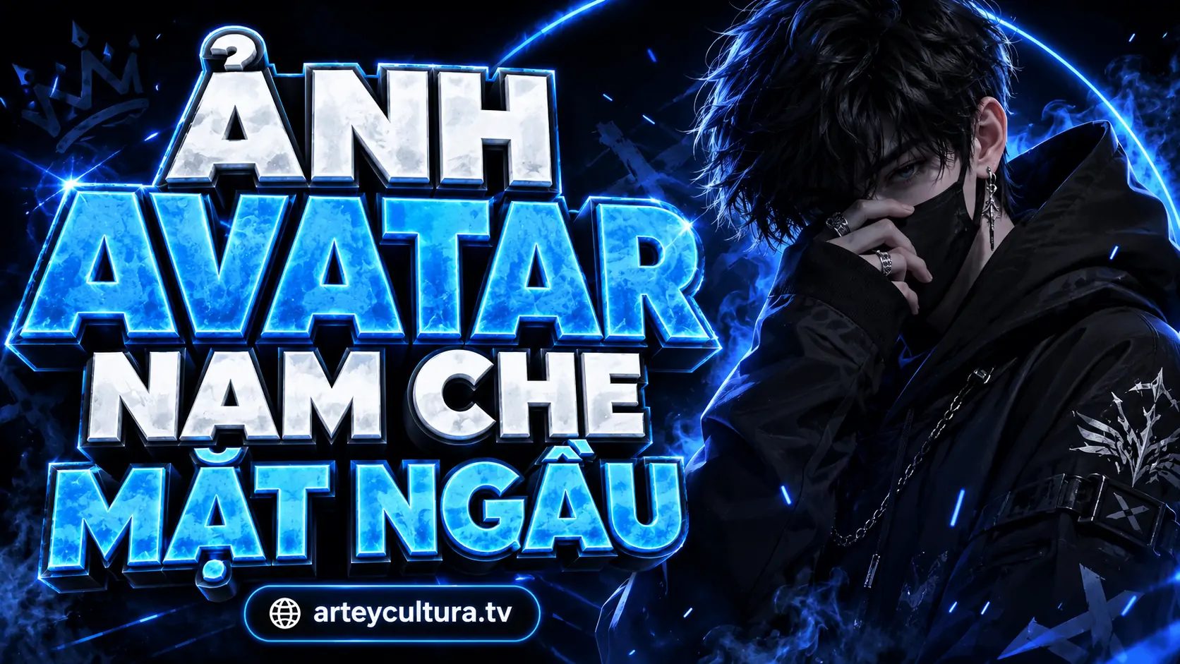 85 Ảnh Avatar Nam Che Mặt Ngầu phong cách hiphop, bụi bặm, nổi loạn mà vẫn tối giản đầy nghệ thuật