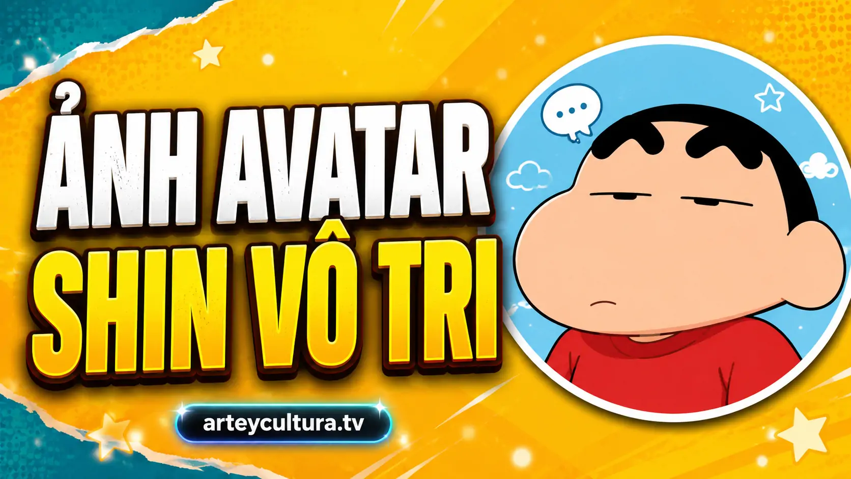 99 Ảnh Avatar Shin Vô Tri nhây bựa phong cách tối giản, màu sắc rực rỡ và độ nhận diện cực cao