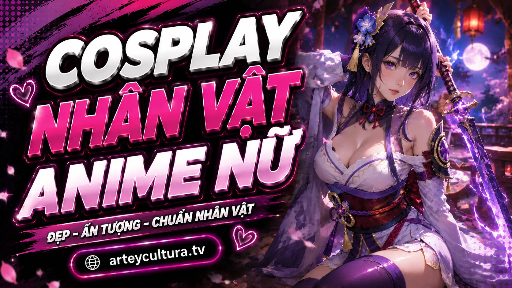 135 Ảnh Gái Xinh Cosplay Nhân Vật Anime Nữ sexy với tóc giả nổi bật, phụ kiện đẹp và biểu cảm xuất thần