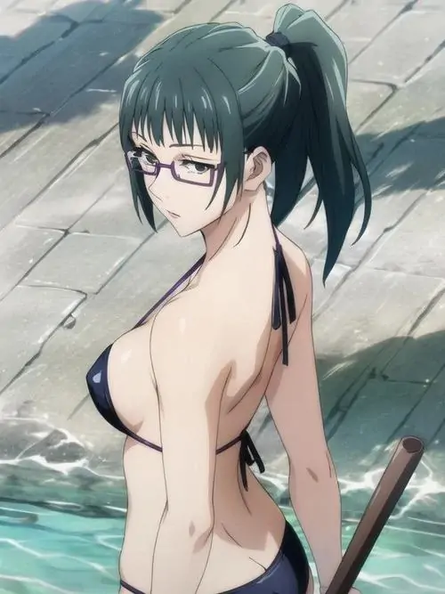 anh maki zenin bikini dep phong cach anime sac net 7