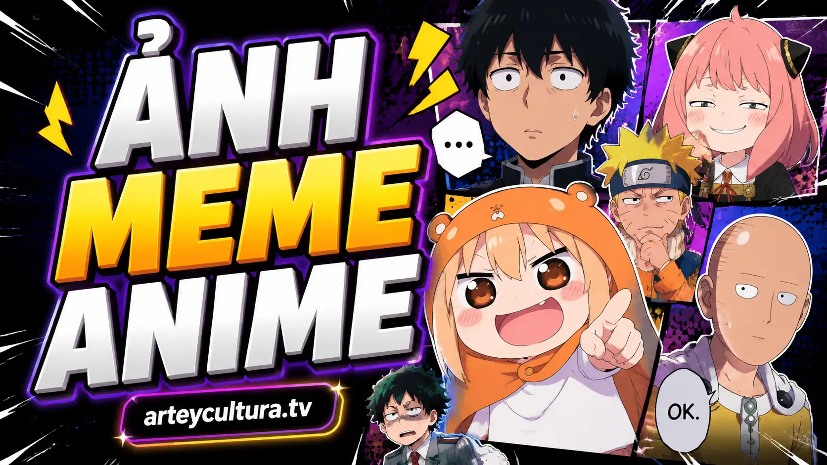 150 Ảnh Meme Anime hài hước vô tri với biểu cảm phóng đại phụ đề bá đạo cho cộng đồng mạng