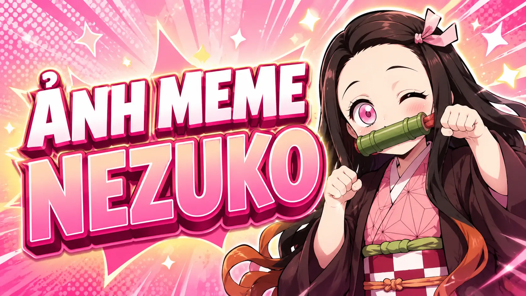 51 Ảnh Meme Nezuko hài vô tri đáng yêu cực lầy phản ánh biểu cảm hài hước trong Kimetsu no Yaiba