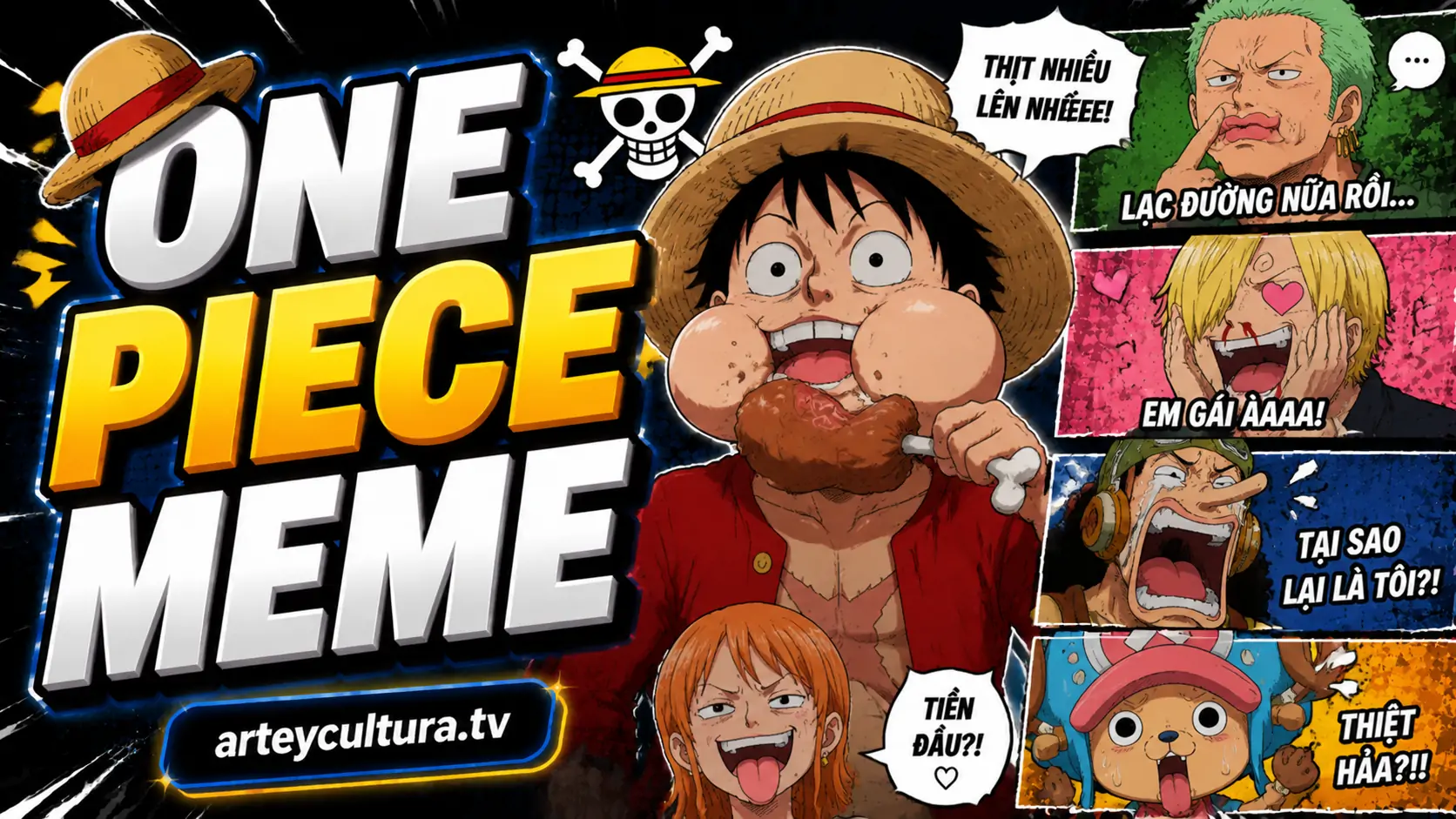 Full 60 Ảnh Meme One Piece vui nhộn chế lời đời thường cực bắt trend giới trẻ mê Đảo Hải Tặc