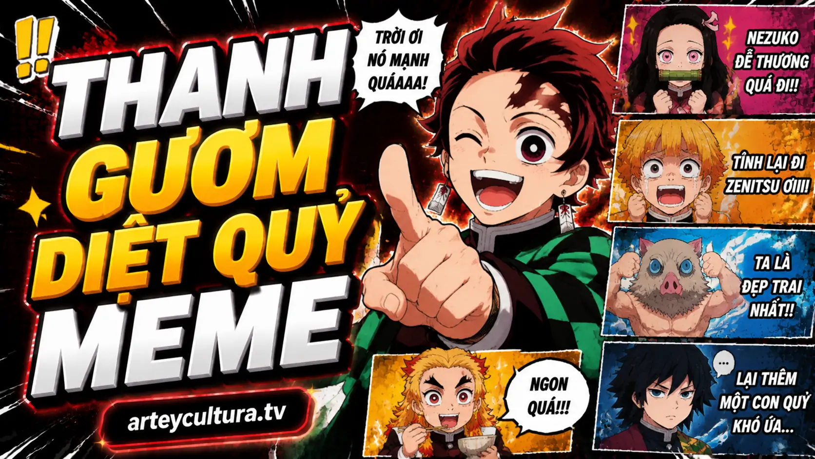 140 Ảnh Meme Thanh Gươm Diệt Quỷ nhây bựa với các khoảnh khắc khó đỡ của Trụ cột và tân binh