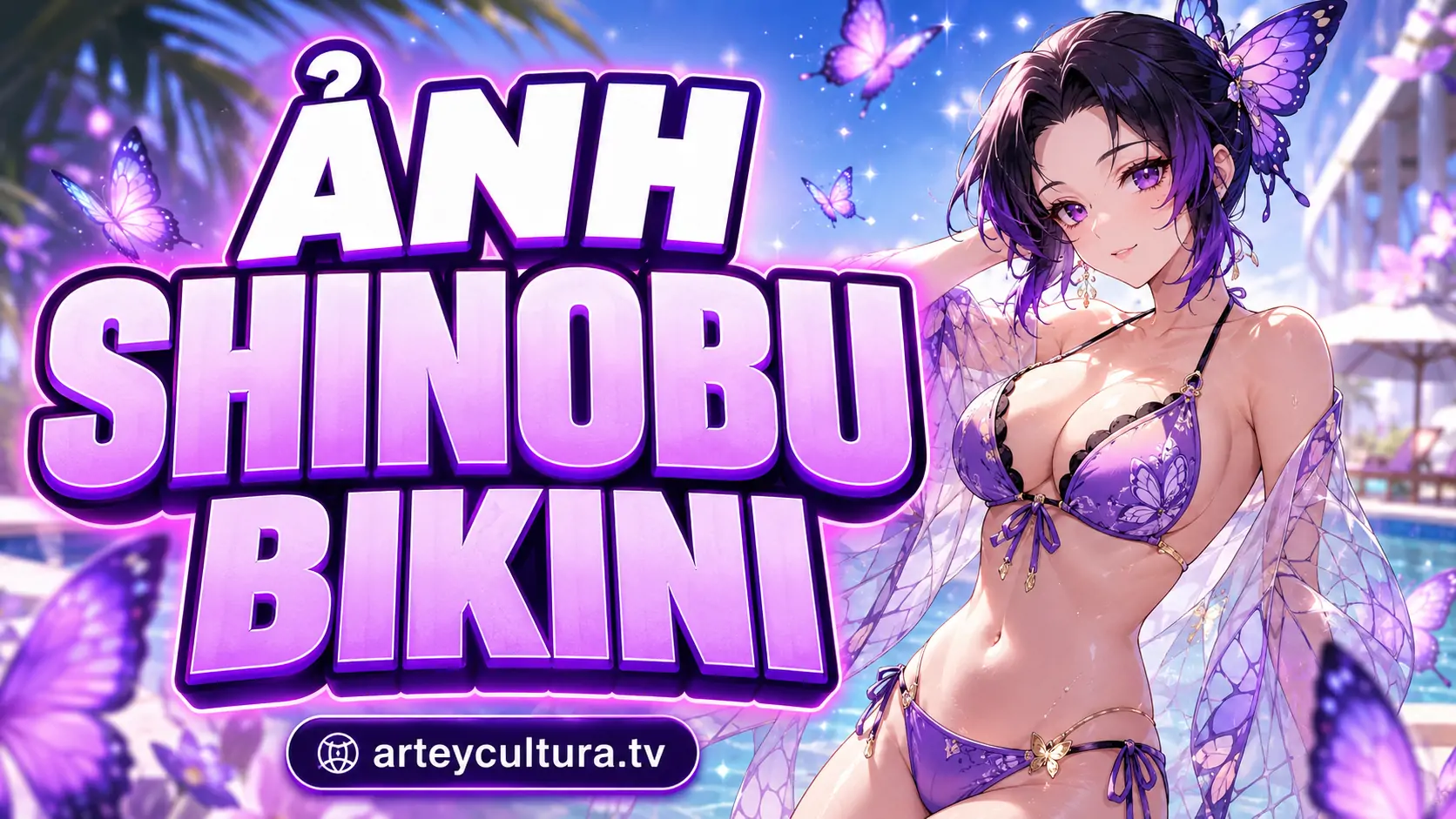 42 Ảnh Shinobu Bikini Sexy nóng bỏng bên bờ cát trắng phối màu dịu dàng phong cách quyến rũ