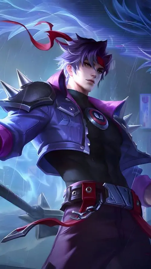 Ảnh avatar ảnh sảnh chờ Triệu Vân với hoạt ảnh xuất hiện giữa mây sáng, áo choàng xanh uốn theo gió và thương dài lướt ngang