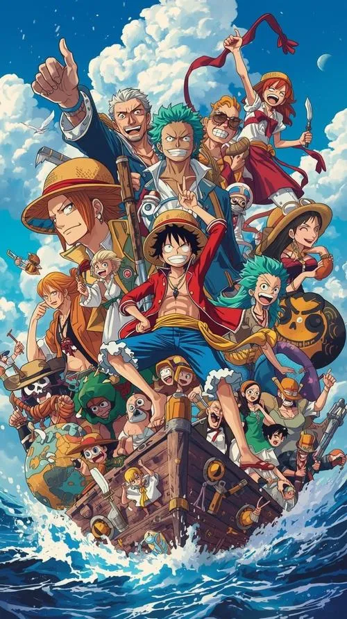 135 Hình Nền One Piece 4K với băng Mũ Rơm và những chuyến phiêu lưu hải tặc giữa đại dương rực lửa