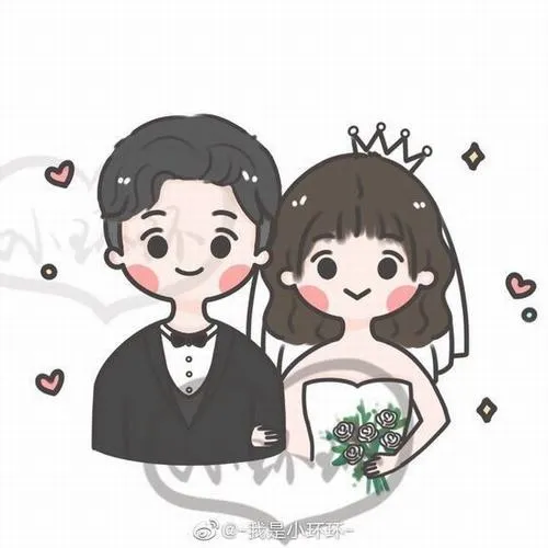 Đôi uyên ương chibi cầm hoa cười rạng rỡ, tỷ lệ đầu thân ngộ nghĩnh làm kỷ niệm ngày vui nhìn gần gũi hơn