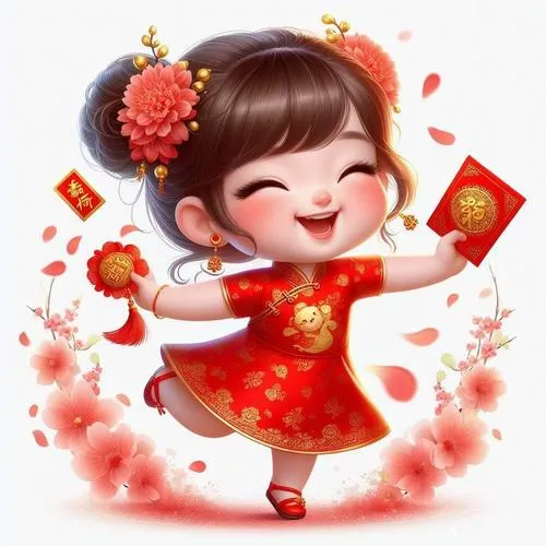 bo suu tap anh chibi tet dep lam bao li xi 2