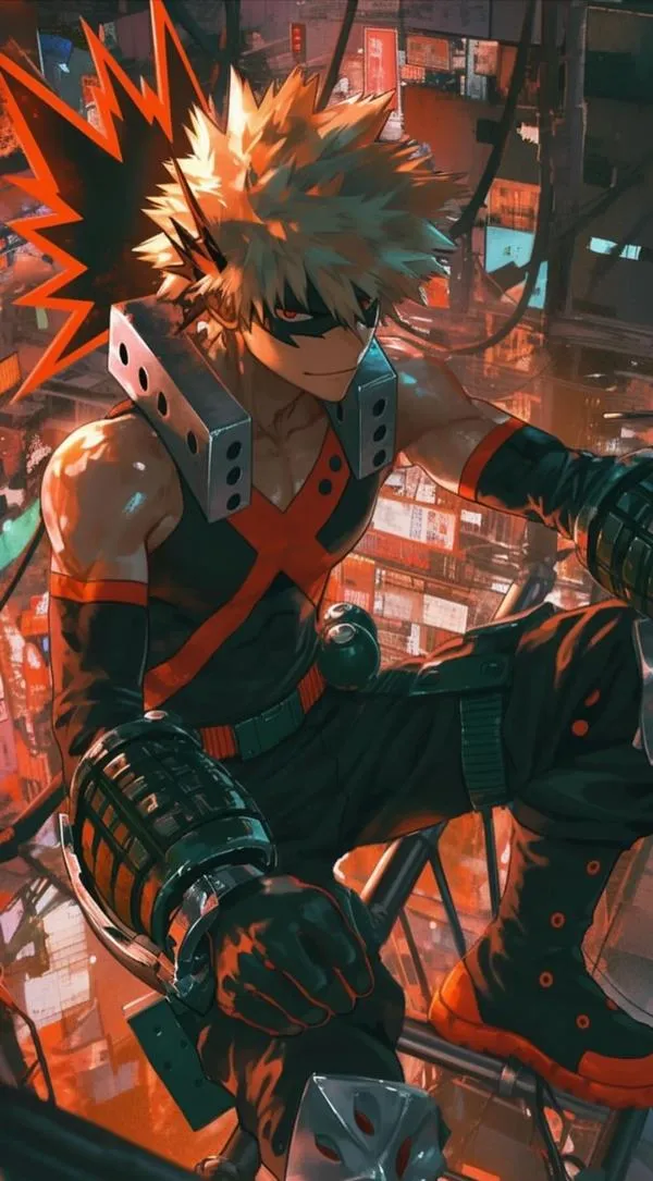 Izuku Midoriya đối diện người bạn thuở nhỏ dưới nền trời xanh, khoảng cách giữa hai nhân vật gợi lại nhiều va chạm của tuổi học trò
