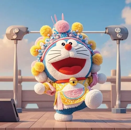 bo suu tap tranh ve meo may doraemon day nghe thuat 14