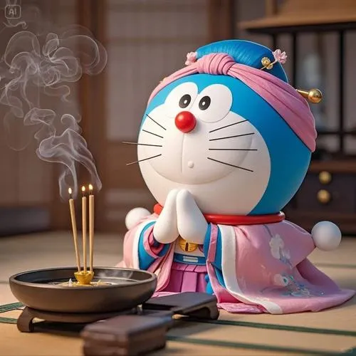bo suu tap tranh ve meo may doraemon day nghe thuat 17