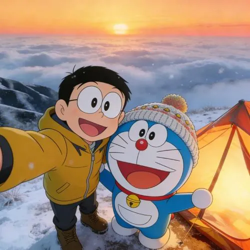 bo suu tap tranh ve meo may doraemon day nghe thuat 7