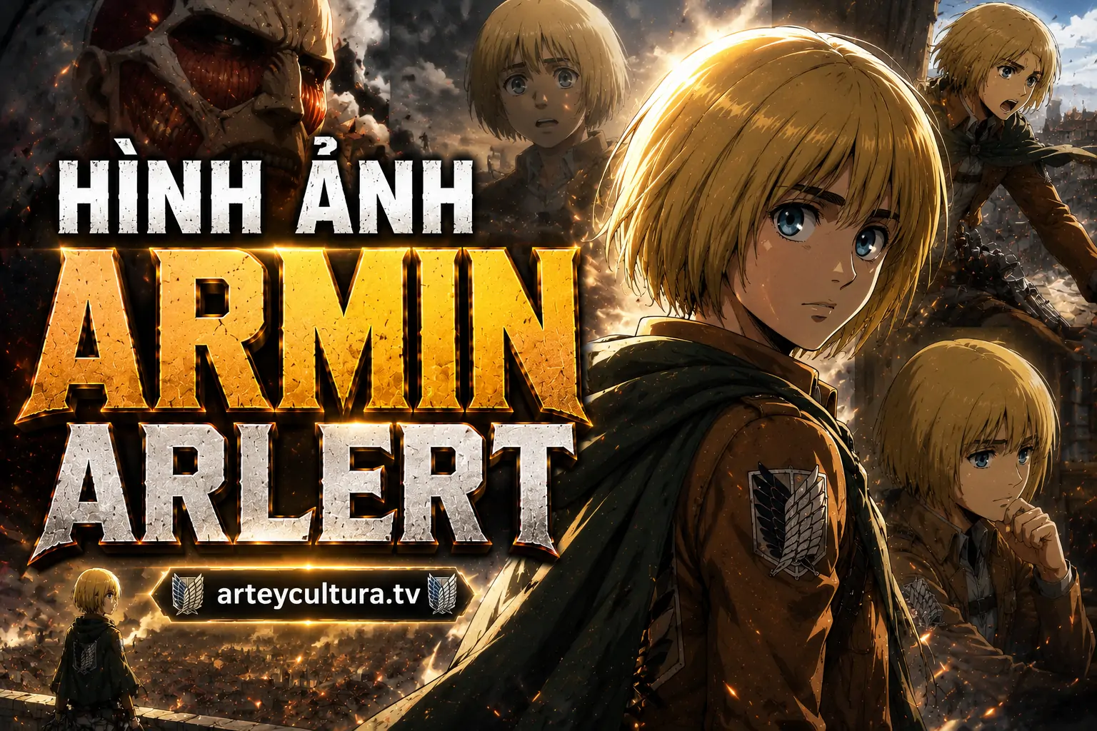 49 Hình Ảnh Armin Arlert đẹp trai thông minh với ánh mắt hiền lành và nội tâm đầy day dứt