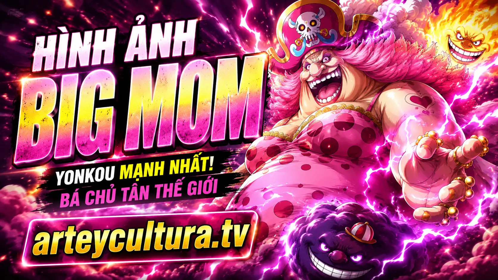 37 Hình Ảnh Big Mom đầy uy lực với vóc dáng khổng lồ và khí chất Tứ Hoàng đáng sợ