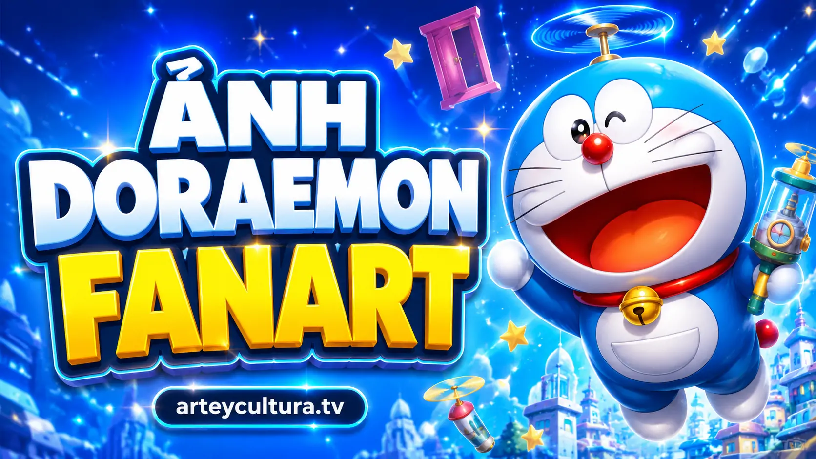 135 Hình Ảnh Doraemon Fanart Ultra HD với nét cọ mềm đổ bóng kỹ thuật số và màu sắc giàu cảm xúc