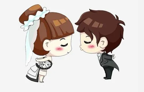 hinh anh hoat hoa dam cuoi chibi doc dao 15