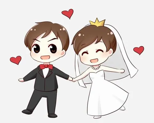 hinh anh hoat hoa dam cuoi chibi doc dao 2