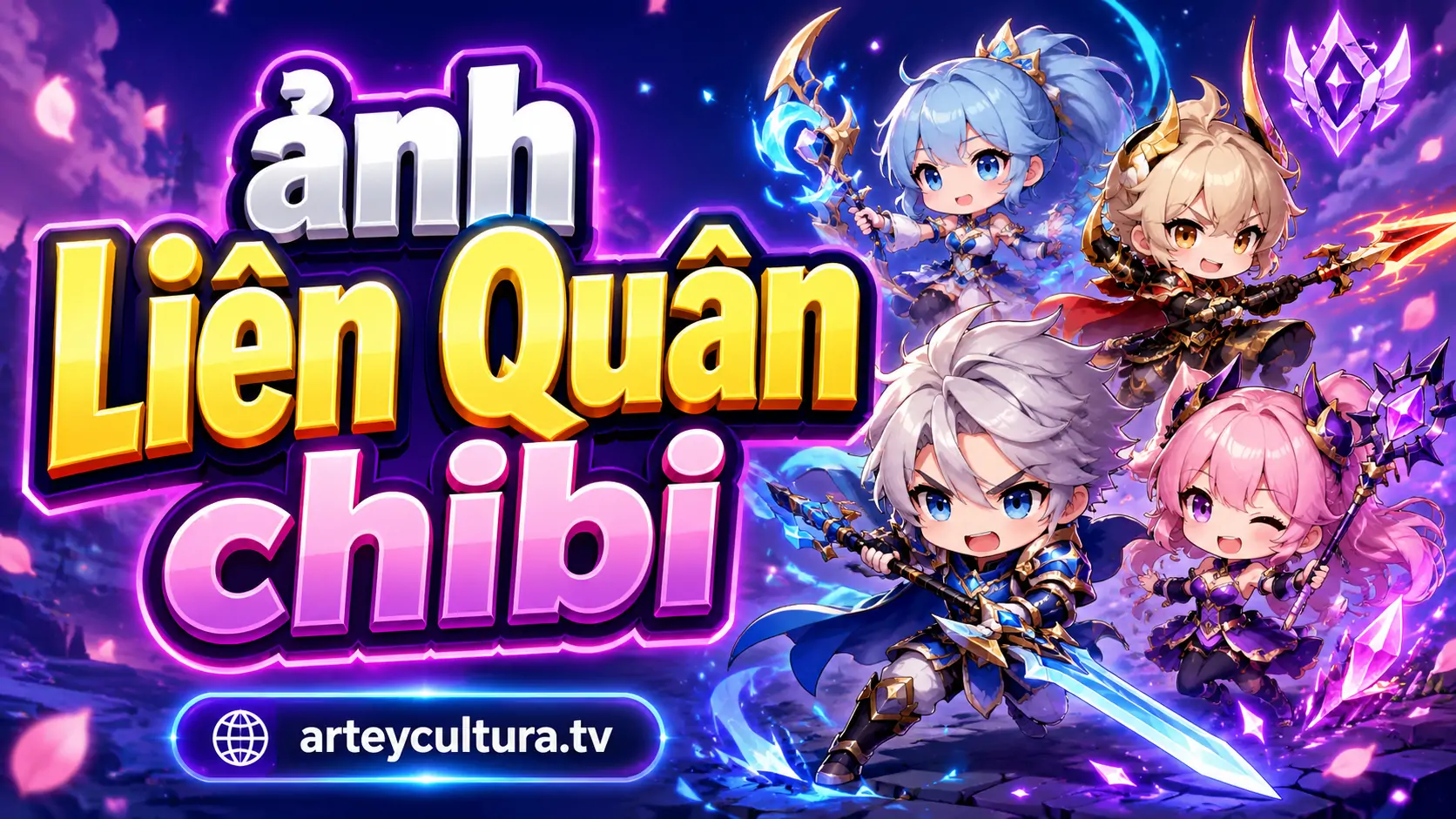 115 Hình Ảnh Liên Quân Chibi cute với tạo hình tướng tí hon màu rực rỡ và biểu cảm vui nhộn
