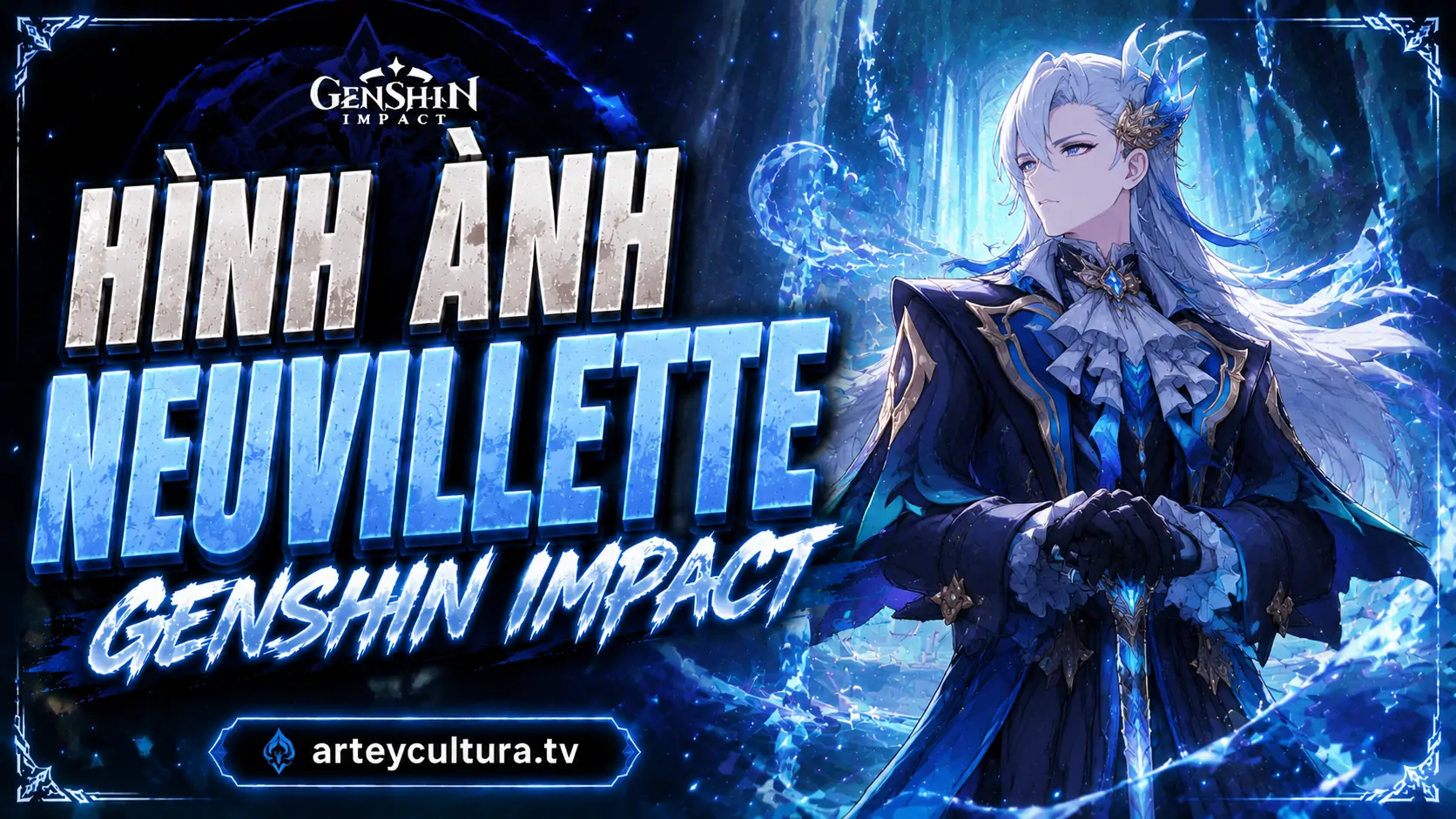 Tải ngay 60 Hình Ảnh Neuvillette đậm chất quý tộc dùng làm hình nền hoặc avatar game cực chất