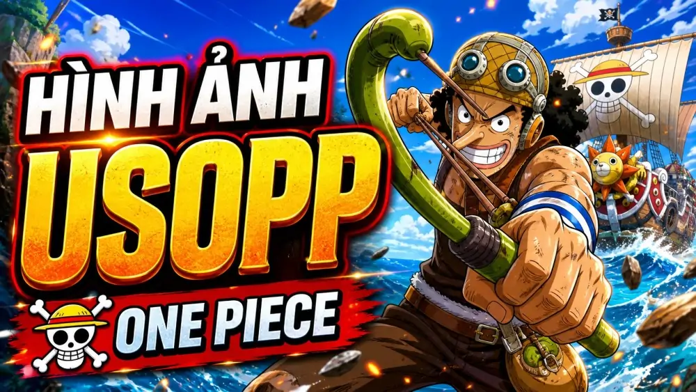 57 Hình Ảnh Usopp Vua Bắn Tỉa chất lừ với thần thái chiến binh dũng cảm giữa Đại Hải Trình