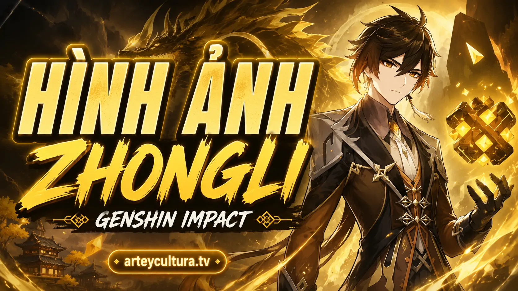Sưu tầm 60 Hình Ảnh Zhongli đầy phong thái quyền uy quý tộc trong Genshin Impact