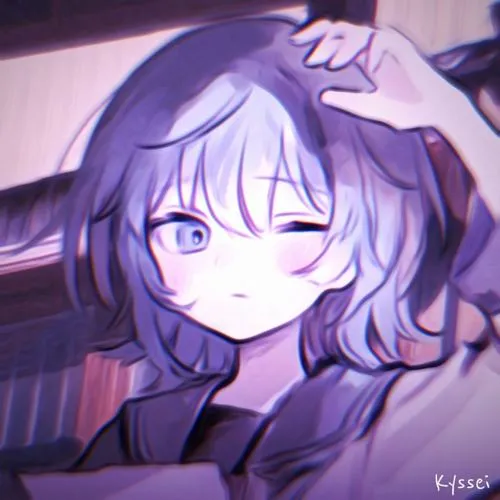 Ảnh hồ sơ anime cô gái tóc xanh nháy mắt tinh nghịch mang lại cảm giác tinh nghịch tràn đầy năng lượng tuổi trẻ cho trang cá nhân trực tuyến.