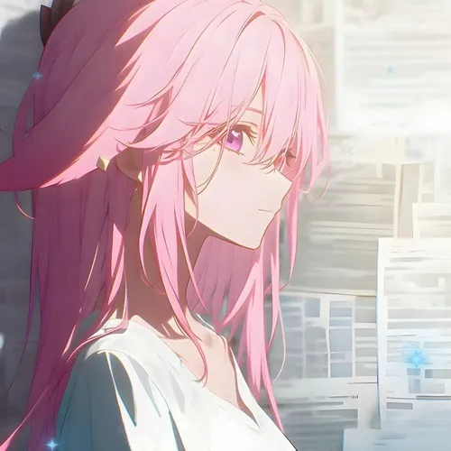 hinh dai dien anime tone hong pastel nhe nhang 29