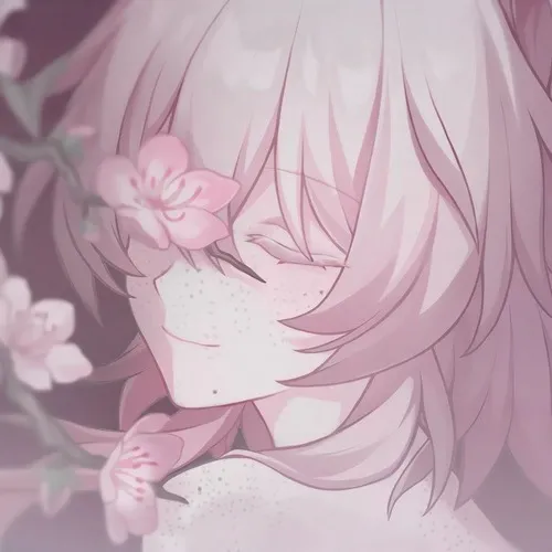 hinh dai dien anime tone hong pastel nhe nhang 7