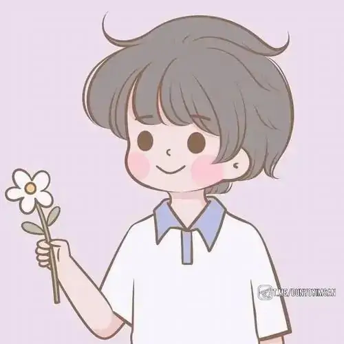 Cậu nam đội mũ len xanh, khăn quàng to che cổ, tuyết rơi phía sau làm hình hồ sơ nam giới dễ thương thêm ấm