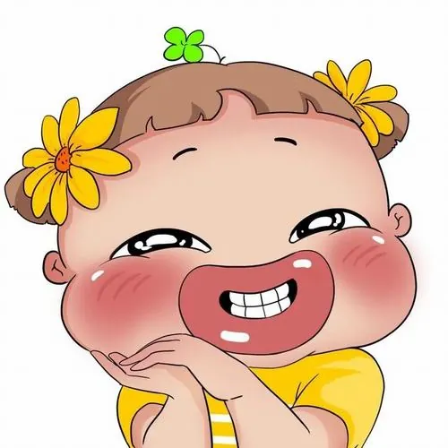 Ảnh profile Instagram bé gái đội vòng hoa cười toe, má phúng phính tươi rói và áo vàng làm khung hình sáng bừng