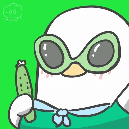 Mặt mèo vẽ tròn với hai mắt xa nhau, nền hồng ngộ nghĩnh làm tỷ lệ không cân đối trông càng buồn cười