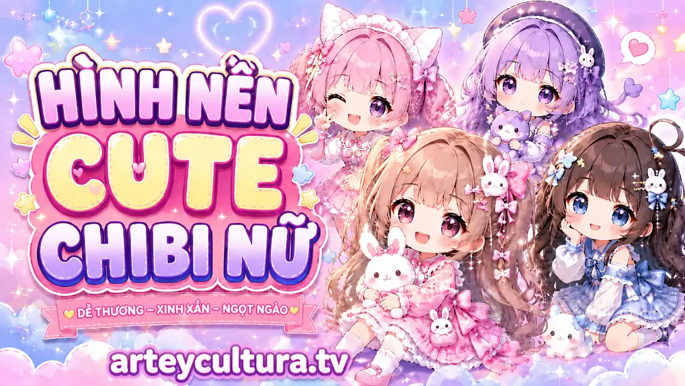 115 Hình Nền Cute Chibi Nữ với biểu cảm đáng yêu hờn dỗi mơ màng và thật duyên dáng