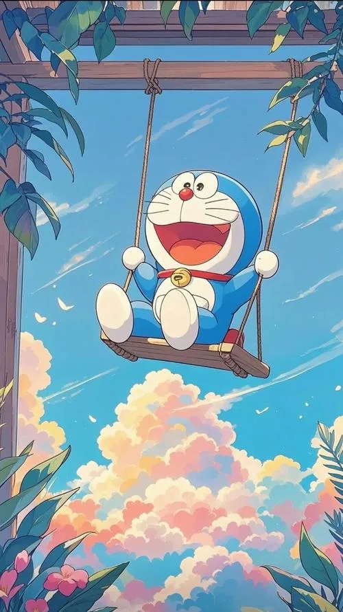 hinh nen doraemon cach dieu de thuong cho may tinh 13