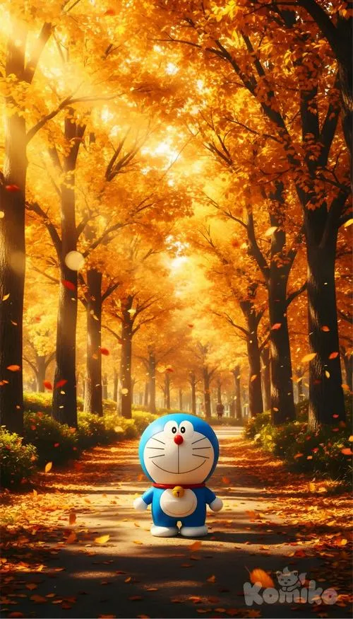 hinh nen doraemon cach dieu de thuong cho may tinh 5