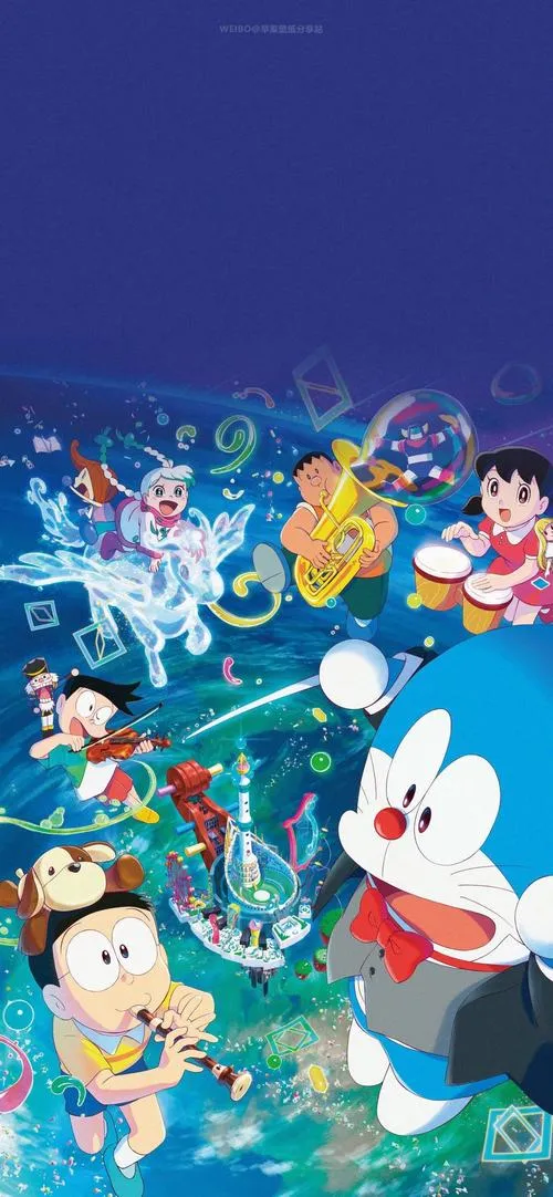 hinh nen doraemon cach dieu de thuong cho may tinh 8