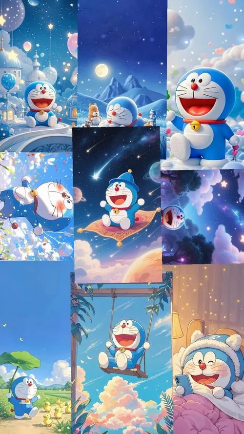 hinh nen doraemon cach dieu de thuong cho may tinh 9