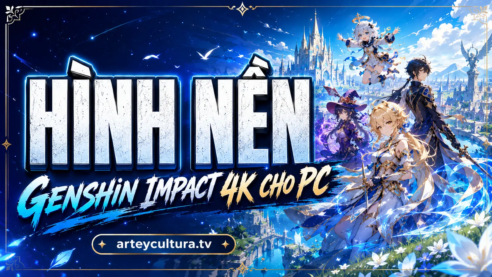 80 Hình Nền Genshin Impact 4k Cho PC Máy Tính đẹp với phong cảnh Teyvat kỳ ảo sắc nét sống động