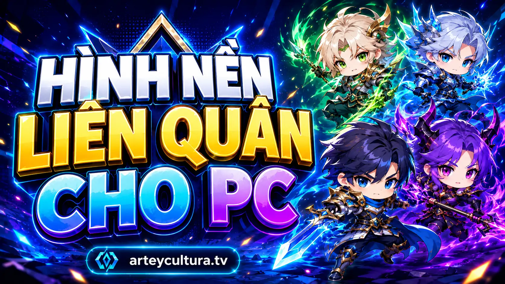 BST 72 Hình Nền Liên Quân Cho Máy Tính PC cực đẹp cho màn hình rộng, hợp dân leo rank mỗi ngày