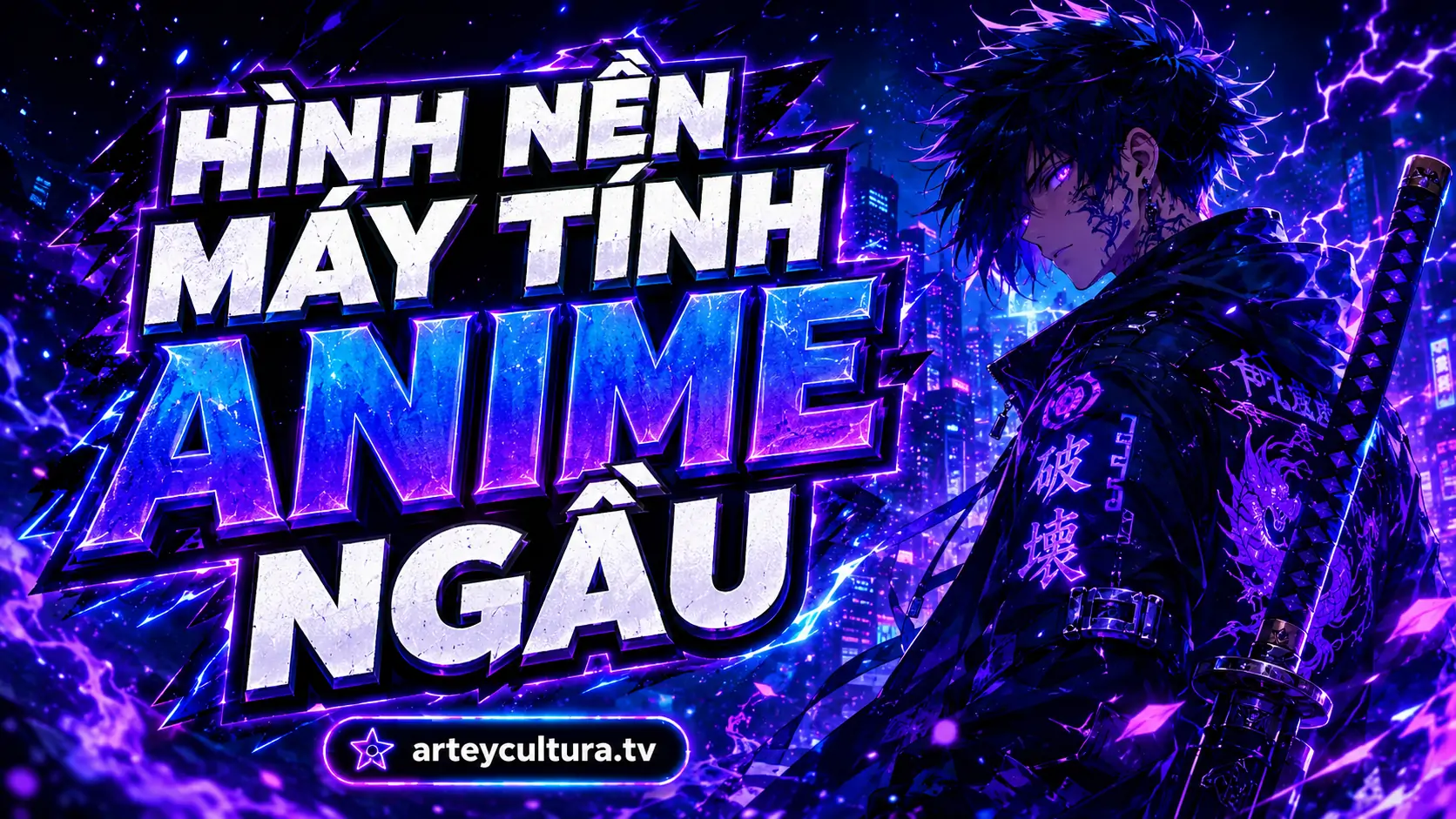 99 Hình Nền Máy Tính Anime Ngầu từ nhân vật lạnh lùng, tông tối ma mị đến thế giới siêu thực huyền bí