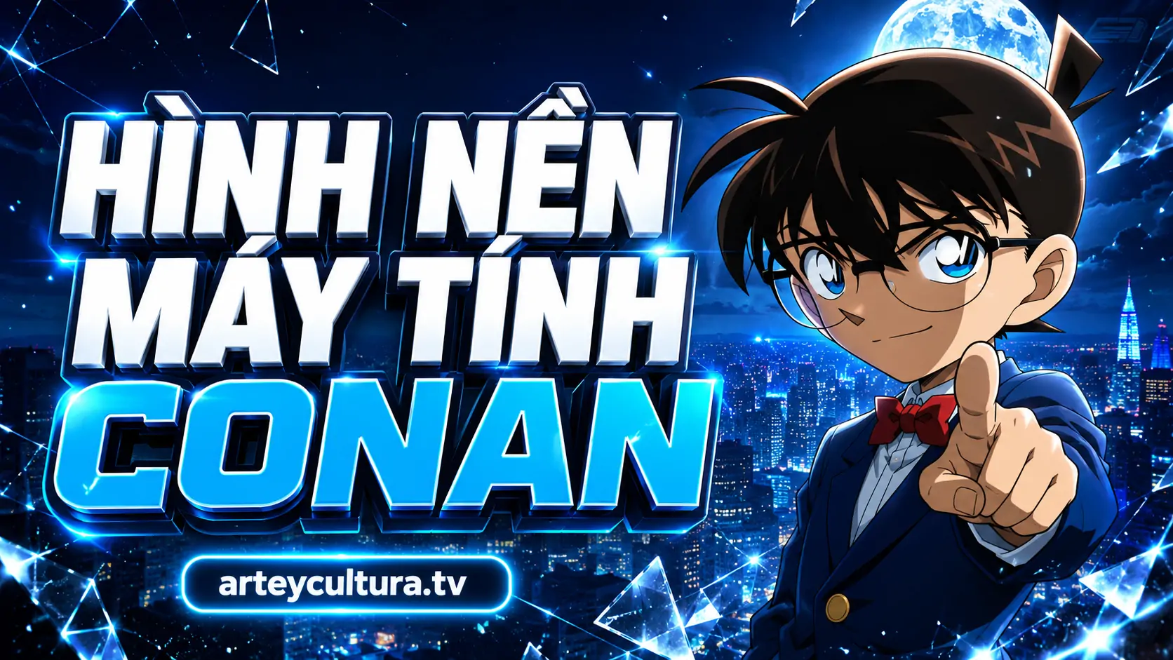 61 Hình Nền Máy Tính Conan sống động sắc nét với chi tiết phá án và bối cảnh Tokyo lung linh